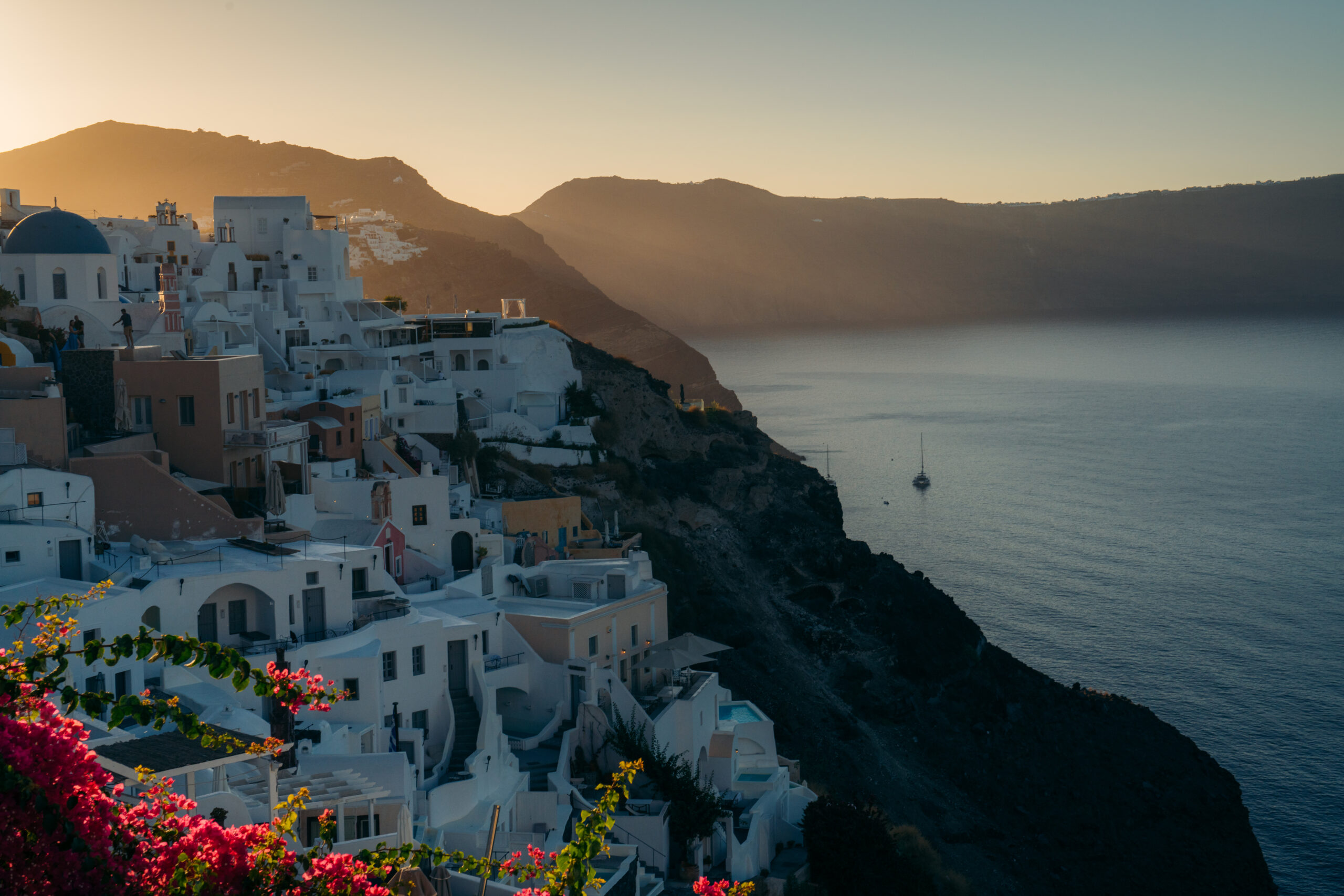 Oia Santorini sunrise